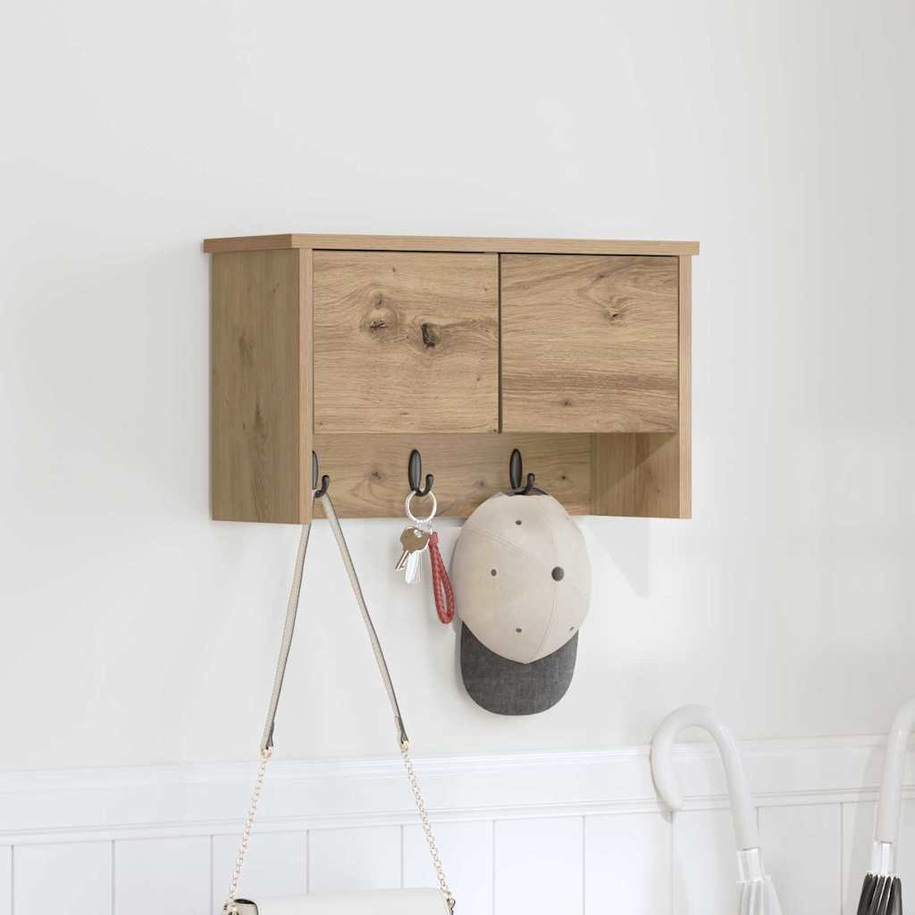 Wand-Nachttisch Artisan Eiche 50x20x30 cm