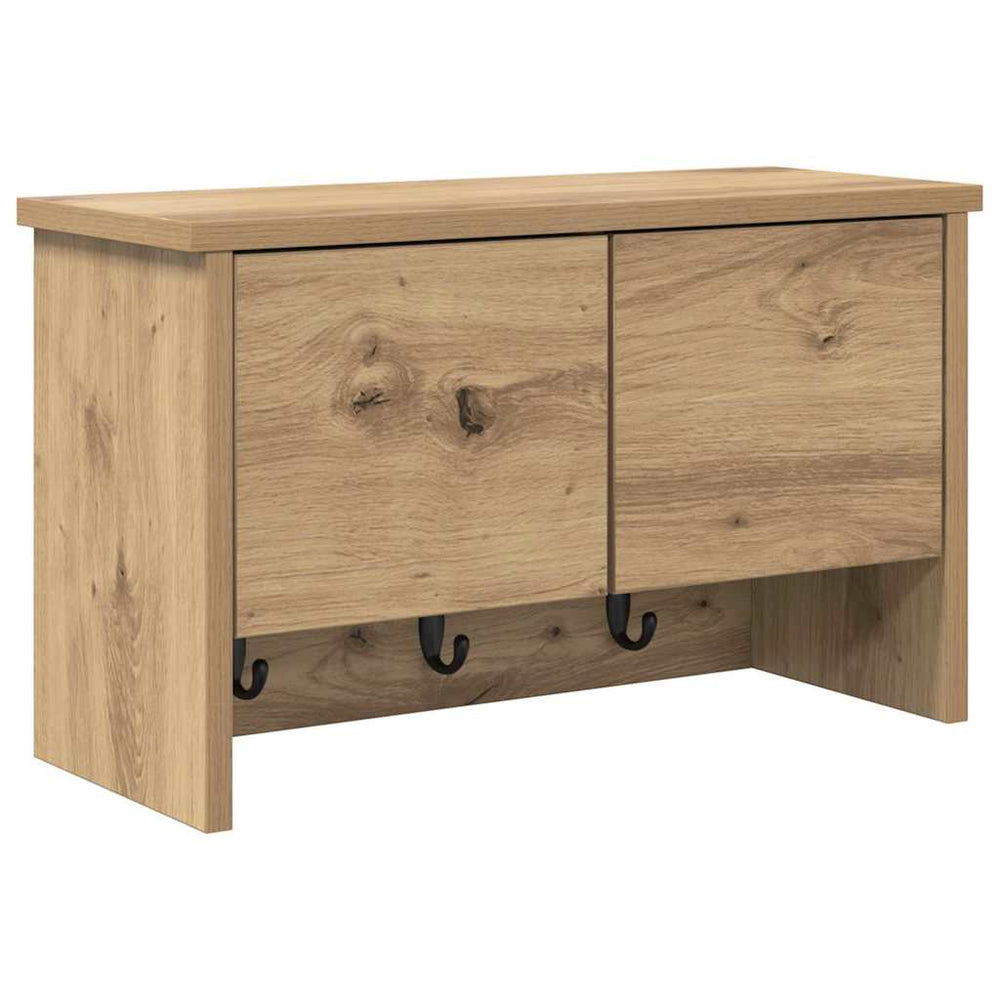 Wand-Nachttisch Artisan Eiche 50x20x30 cm