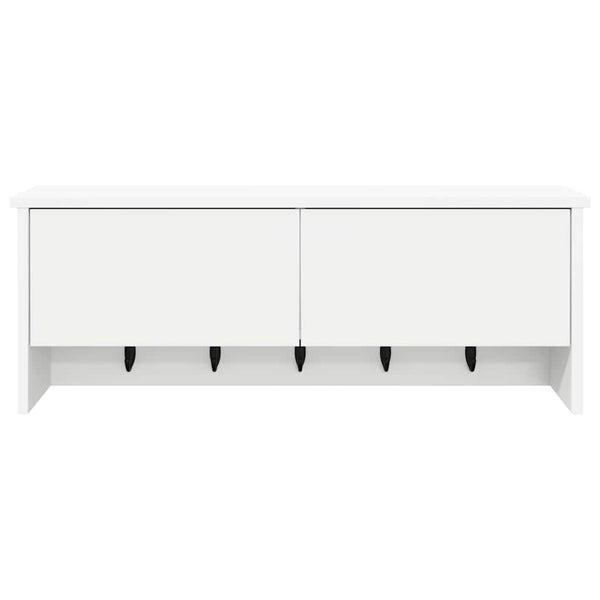 Wand-Nachttisch, Weiß, 80 cm