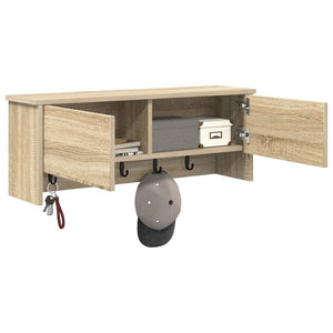 Wand-Nachttisch Sonoma-Eiche 80cm