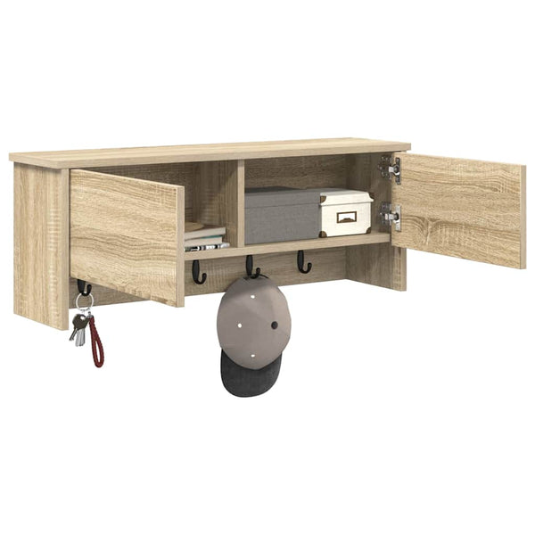 Wand-Nachttisch Sonoma-Eiche 80cm