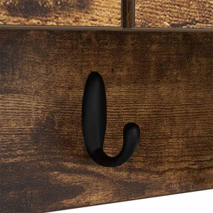 Wand-Nachttisch Geräucherte Eiche 80x20x30 cm