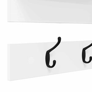 Wand-Nachttisch Weiß 90x15x36 cm