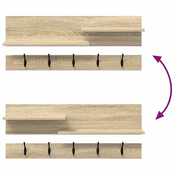 Wand-Nachttisch Sonoma Eiche 90x36 cm