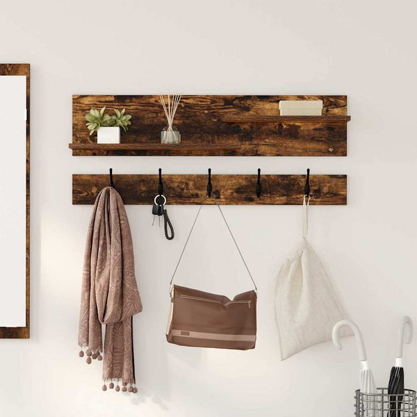 Wand-Nachttisch Geräucherte Eiche 90 cm