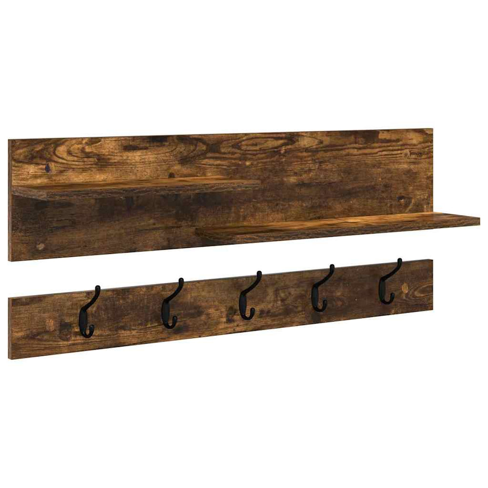 Wand-Nachttisch Geräucherte Eiche 90 cm