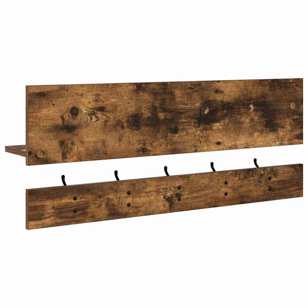 Wand-Nachttisch Geräucherte Eiche 90 cm
