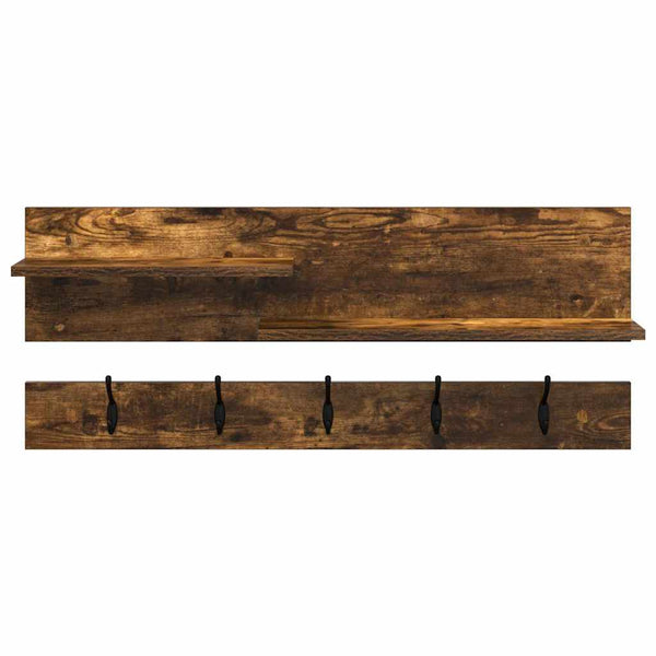 Wand-Nachttisch Geräucherte Eiche 90 cm