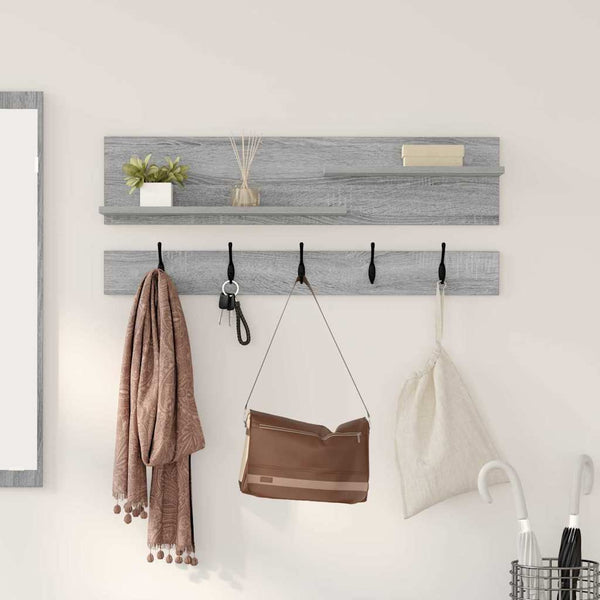 Wand-Nachttisch Grau Sonoma 90cm