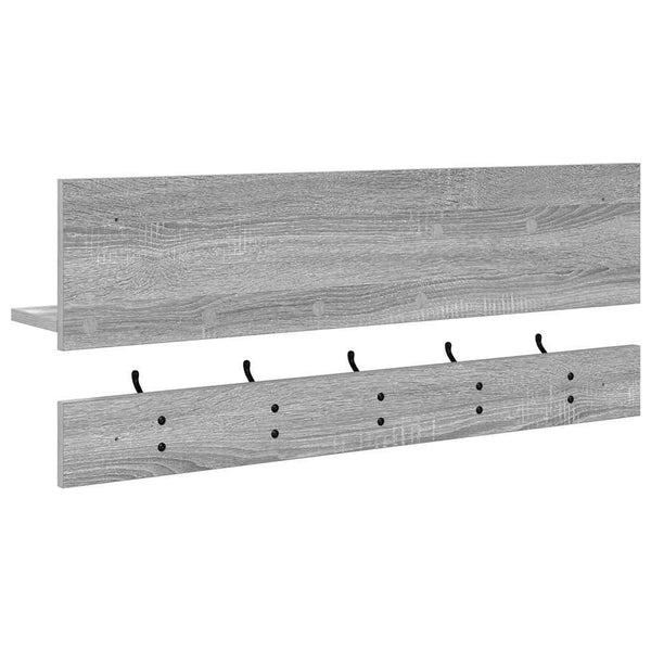 Wand-Nachttisch Grau Sonoma 90cm