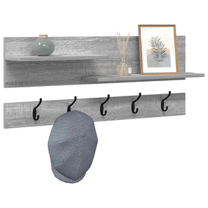 Wand-Nachttisch Grau Sonoma 90cm