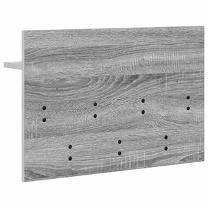 Wand-Nachttisch, Grau Sonoma, 60 cm