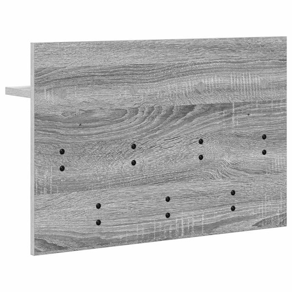 Wand-Nachttisch, Grau Sonoma, 60 cm