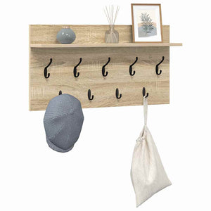 Wand-Nachttisch Sonoma-Eiche 80 cm