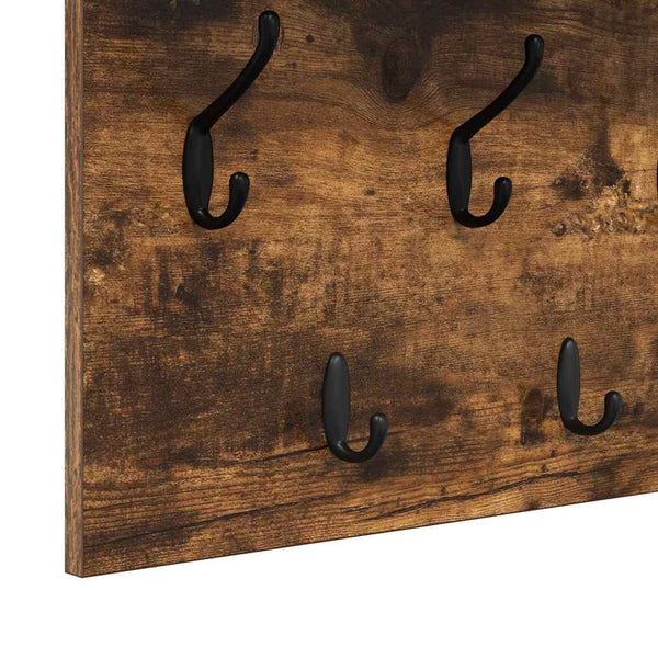 Wand-Nachttisch Geräucherte Eiche 80cm