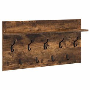 Wand-Nachttisch Geräucherte Eiche 80cm