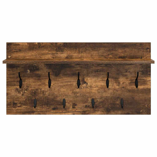 Wand-Nachttisch Geräucherte Eiche 80cm