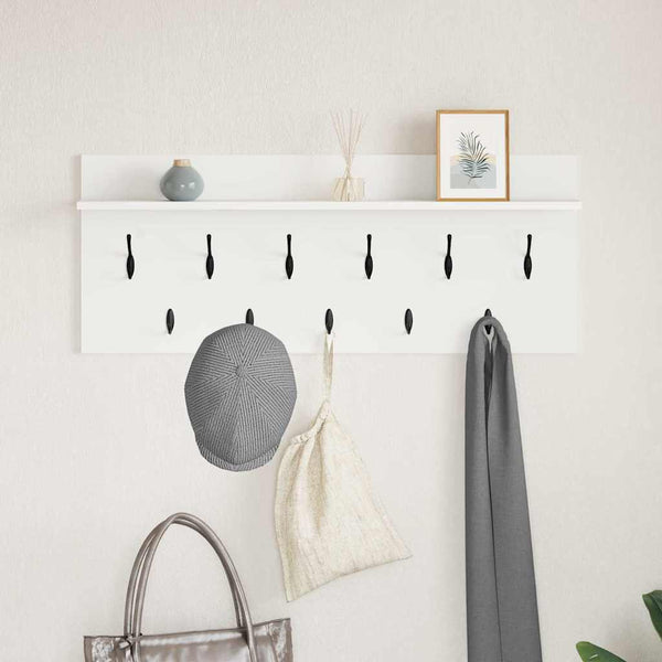 Wand-Nachttisch Weiß 100x40 cm