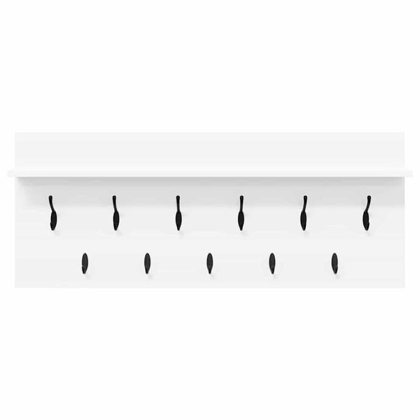 Wand-Nachttisch Weiß 100x40 cm