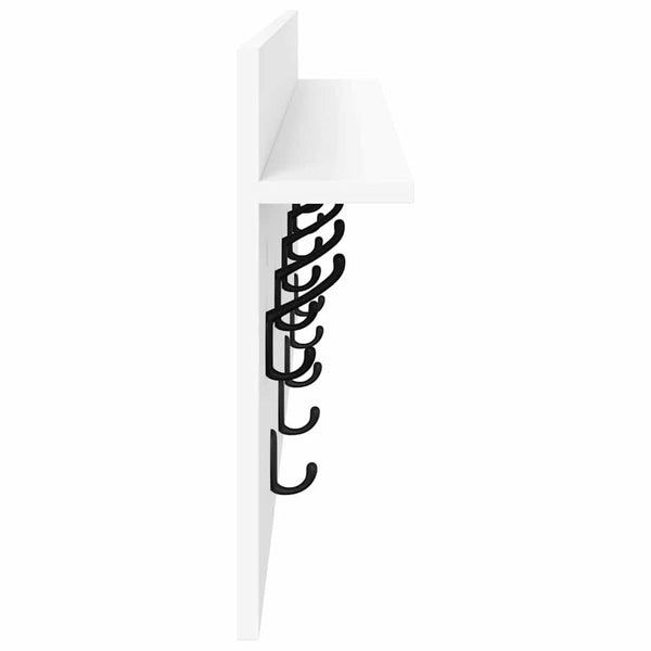 Wand-Nachttisch Weiß 100x40 cm