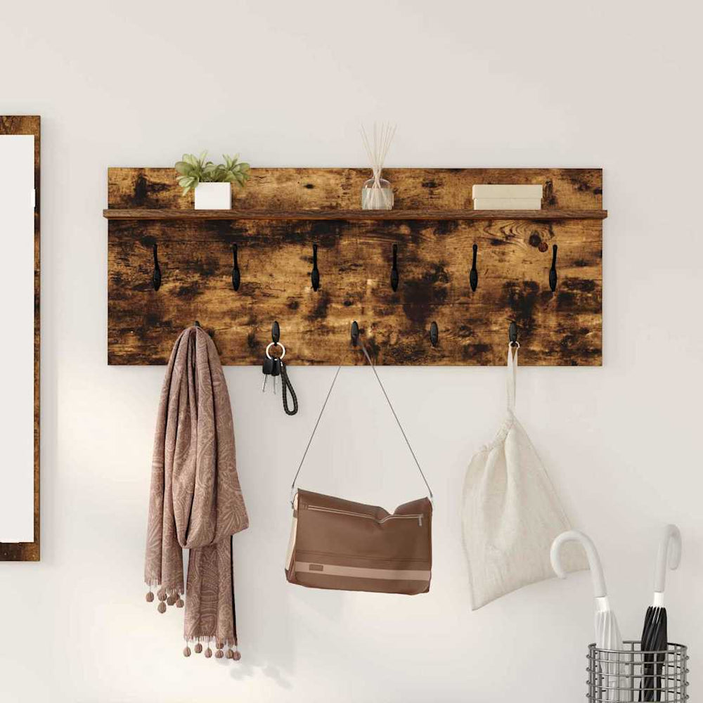 Wand-Nachttisch Geräucherte Eiche 100 cm