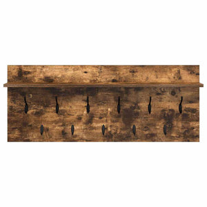 Wand-Nachttisch Geräucherte Eiche 100 cm