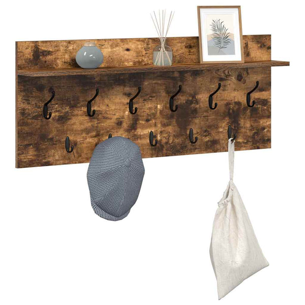 Wand-Nachttisch Geräucherte Eiche 100 cm