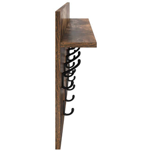 Wand-Nachttisch Geräucherte Eiche 100 cm