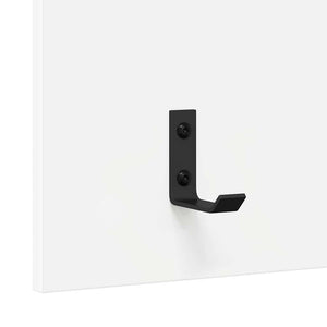 Wand-Nachttisch Weiß 40x90 cm