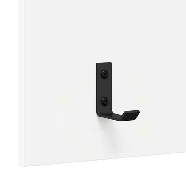 Wand-Nachttisch Weiß 40x90 cm