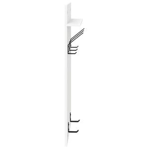 Wand-Nachttisch Weiß 40x90 cm