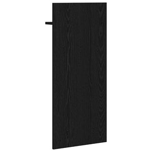 Wand-Nachttisch Schwarz Eiche 40x10x90 cm