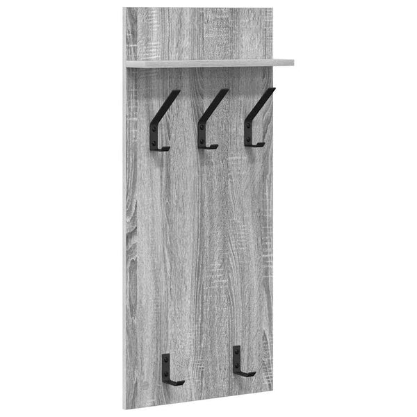 Wandmontierter Nachttisch Grau Sonoma 40x90 cm