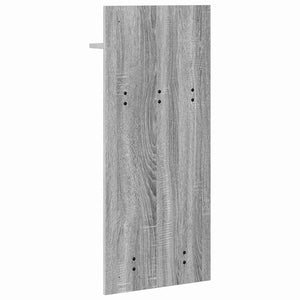 Wandmontierter Nachttisch Grau Sonoma 40x90 cm