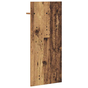 Wand-Nachttisch Altholz 40x10x90cm