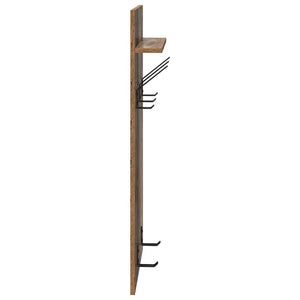 Wand-Nachttisch Altholz 40x10x90cm