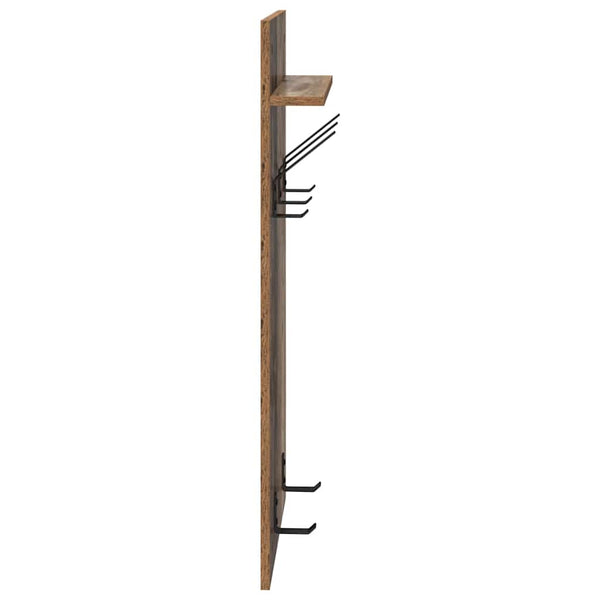 Wand-Nachttisch Altholz 40x10x90cm