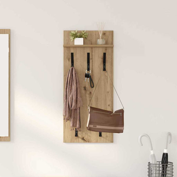 Wand-Nachttisch Artisan-Eiche 40x90 cm