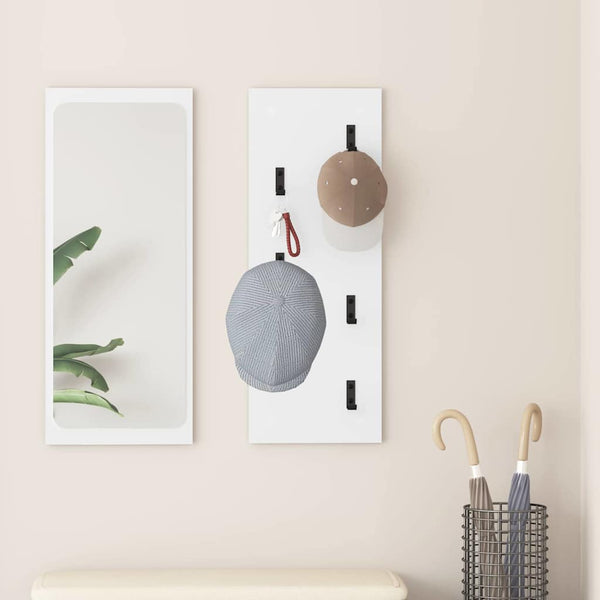 Wand-Nachttisch Weiß 30x80cm