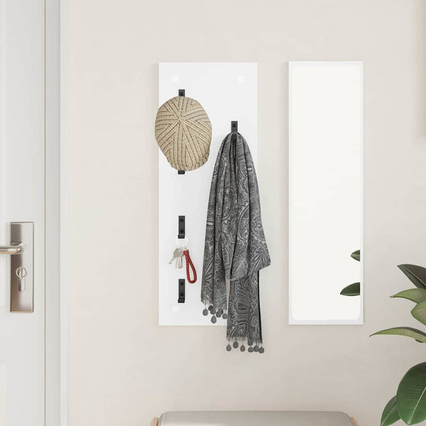 Wand-Nachttisch Weiß 30x80cm