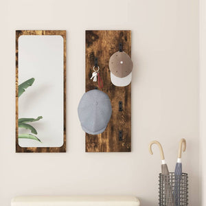 Wand-Nachttisch Geräucherte Eiche 30x80 cm