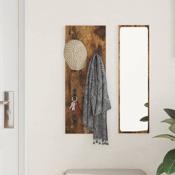 Wand-Nachttisch Geräucherte Eiche 30x80 cm
