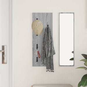 Wand-Nachttisch Grau Sonoma 30x80 cm