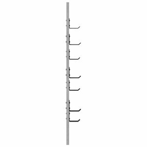 Wand-Nachttisch Grau Sonoma 30x80 cm