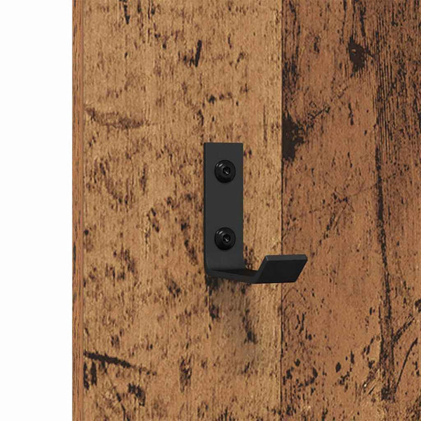 vidaXL Table de chevet murale Bois de récupération 30 x 1,5 x 80 cm