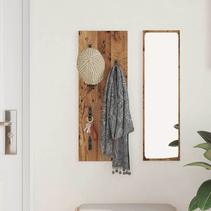 vidaXL Table de chevet murale Bois de récupération 30 x 1,5 x 80 cm