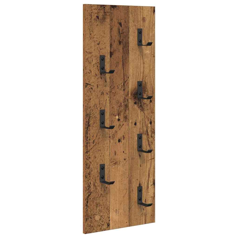 Wandmontierter Nachttisch Altholz 30x80 cm