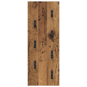 vidaXL Table de chevet murale Bois de récupération 30 x 1,5 x 80 cm