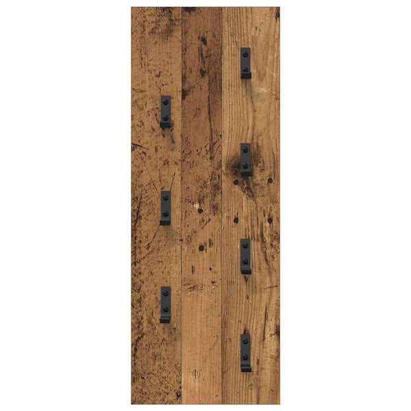vidaXL Table de chevet murale Bois de récupération 30 x 1,5 x 80 cm