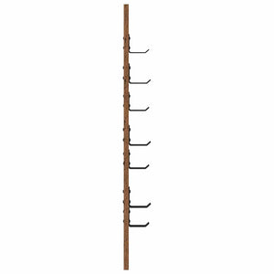 vidaXL Table de chevet murale Bois de récupération 30 x 1,5 x 80 cm